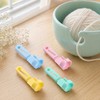4PCS Yarn Guide Finger Holder Knitting Thimble Tool, Adjustable Plastic