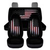 GePrint Classic American Flag Car Seat Covers Front and Rear