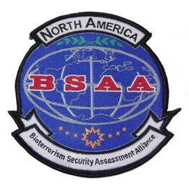 Resident Evil BSAA Logo and Name Embroidered Patch