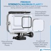 MiPremium Waterproof Case for GoPro Hero 13/12/11/10/9 Black Underwater Diving