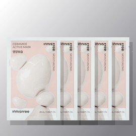 innisfree 이니스프리 액티브 마스크 세라마이드 [영양보습] 25mL 5매, 1개