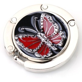 JiHiGe Handbag Hanger, Metal Foldable Handbag Hook Womens Bag Storage Hanging for Office Restaurant Desk