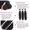 Deep Wave Bundles Human Hair 22 24 26 Inch Black