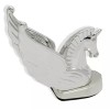 1clickautoacc 3D CHROME ABS UNICORN CAR TRUCK HOOD EMBLEM DECAL