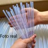 Barra De Silicona Transparente 1kg Alta Viscosidad 7mm