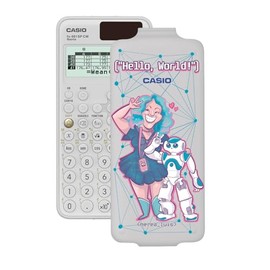 Casio FX-991SP CW Scientific Calculator with Nerea Luís Illustrated by Ana Belén Rivero, Recommended for the Spanish and Portuguese Curriculum, 5 Languages, More than 560 Functions