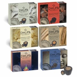 Soul Sticks Incense Smudge Cups for Cleansing Blessing House Meditation Healing Aromatherapy - White Sage