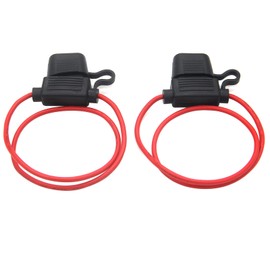 Bumbesti 2 Pack ATC/ATO 16 AWG Gauge Inline Fuse Holder with 2pcs 10A Fuses