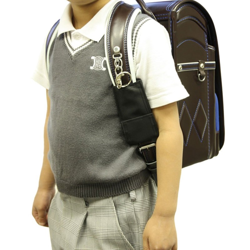 ビジョンクエスト 鍵カバー ランドセル鍵リターンズ KR01-NV リールつき ネイビー