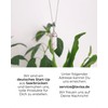 LAVISA Obelisk Gemstone Necklace, Pendant, Real Crystal Chain, Rose Quartz