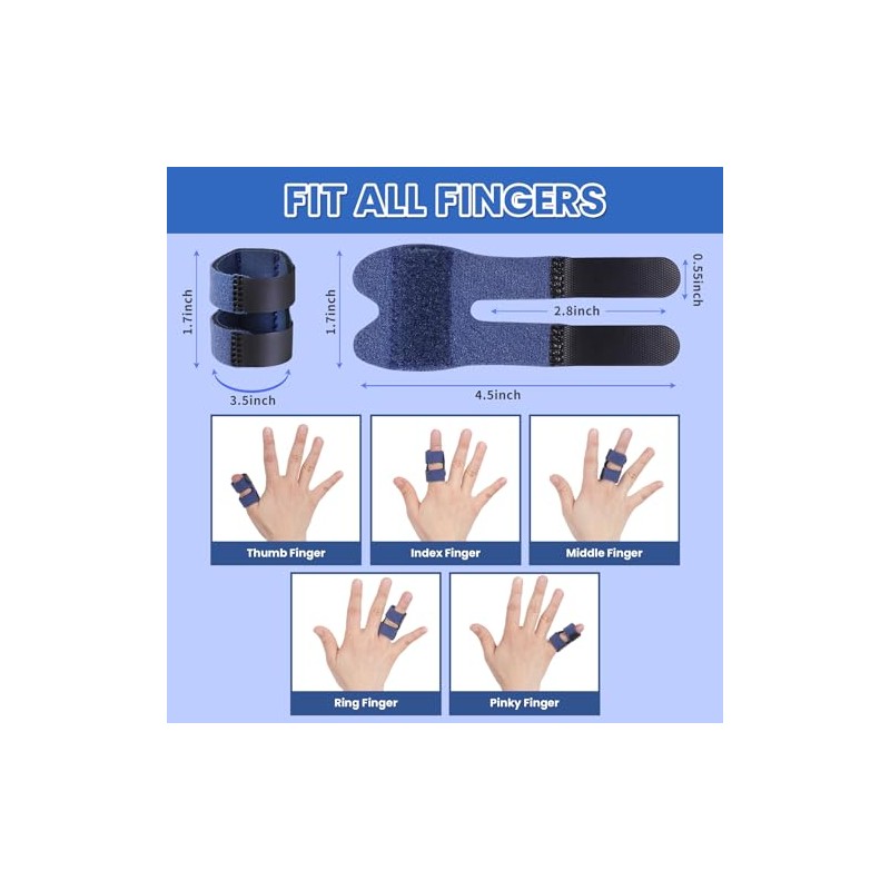 Thumb Finger Splints, Trigger Thumb Brace for Broken/Straightening/Arthritis, Finger Protector