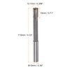 sourcing map Chucking Reamer 10.1mm H7 C1/K30 Carbide Tip Precision