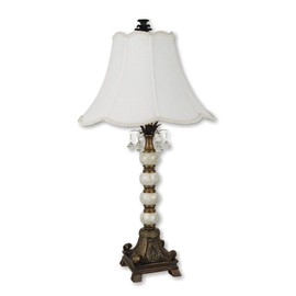 ORE International 8167 31-Inch Table Lamp with Pearly Base