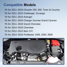 Panwarmoll Knock Oil Pressure Temp Sensor Wiring Fit for Chrysler 200 300 for Dodge for Jeep Cherokee Grand Cherokee for Ram C V ProMaster 1500 2500 3500 2011-2016 Replace 5148105AH 05148105AH