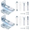 Bifold Door Hardware Repair Kit, 2-Pack Bifold Closet Door Hardware