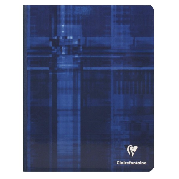 Clairefontaine Clothbound Notebook - Ruled 96 sheets - 6 1/2 x 8 1/4 - Sold Individually (Assorted Cover Color Chosen at Random)