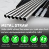 MIMORE Metal Straw for Owala 40 oz - 6 PCS