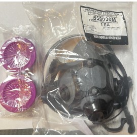 Honeywell North 5500 Series Half Face Respirator With 7580P100 Cartridge