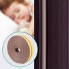 Window Draft Stopper & Soundproofing Rubber Seal (2mm) 9mm Brown 6ea