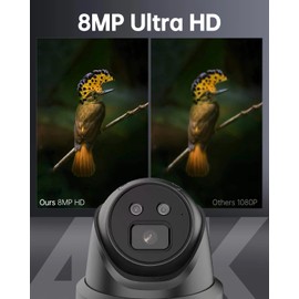 DS-2CD2386G2-ISU/SL 2.8mm HIK 4K 8MP AcuSense PoE IP Camera Outdoor Indoor with Strobe Light and Audible Warning, DarkFighter, Human/Vehicle Detection, H.265+, Work with HIK NVR/Hik-Connect(Black)