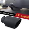 LCGP 5" Inlet 8" Outlet 15" Long Rolled End Angle