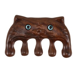 Minkissy Elegant Wide Tooth Comb Scalp Massage Supply Portable Scalp Massager Tool