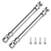 2pcs Hobbyfire 1/10 RC Crawler Drive Shafts Stainless Steel Universal