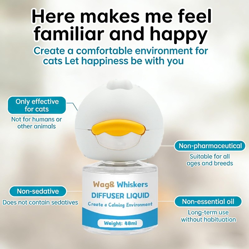 Cat Pheromones Calming Diffuser, Pheromone Diffuser to Calm Cats, Cat
