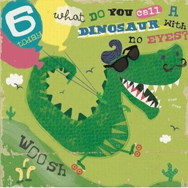6th Birthday Card - Dinosaur Related Jokes