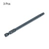 HARFINGTON 3pcs T27 Torx Screwdriver Bit 1/4" Hex Shank 4"
