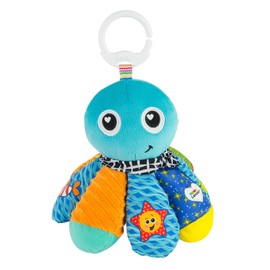 Lamaze L27514 Baby Toy Sam The Octopus Clip & Go The High Quality Toddler Toy The Squeaky Colourful Grasping Toy Promotes Motor Skills And Is The Perfect Pram Toy And Cuddly Toy