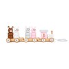 Small Foot 11719 Pull-Along Rabbit Family Made of Wood, Plug-in