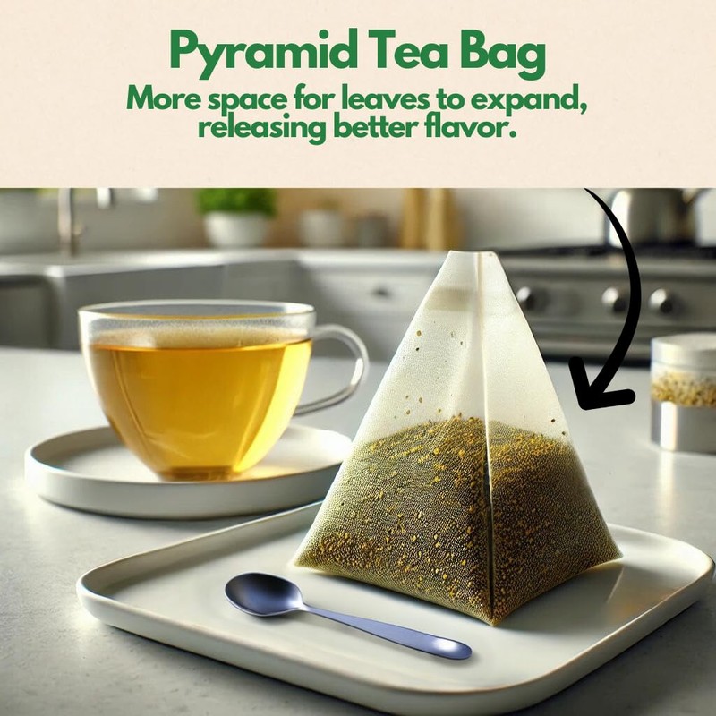 Tozzy USDA Organic Ginger Tea - 100 Count (Pyramid Tea