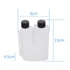 MOTO4U 2 Pcs Oil Mixing Bottle Motorcycle Oil Mixing Aid