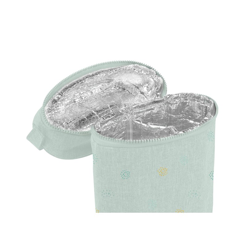 Miniland Thermibag Double Mint Insulated Bag with Hanging Loop for