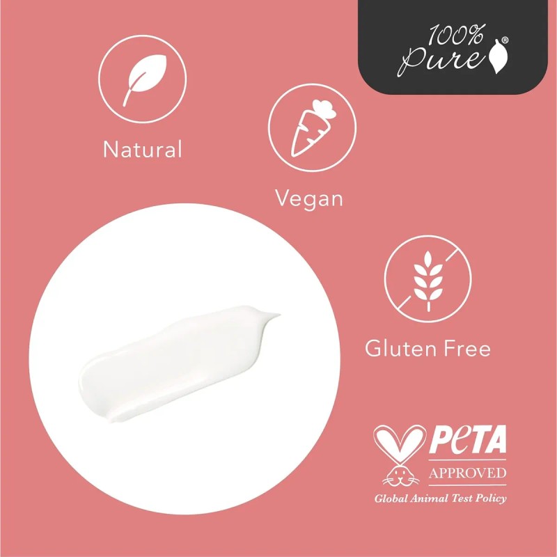 100% Pure Agua De Rosas Hidratante De Leche Hidratante Facia