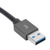 USB 3.0 TypE A Male to HDMI(4K/30Hz)+VGA(1080P/60Hz) Simultaneous Display Converter