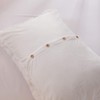 WERDIM Shaggy Fluffy Faux Fur Duvet Cover Set Button Closure
