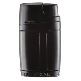 Xikar ELX Element Double Torch Flame Cigar Lighter - Black on Black 550BK2 New