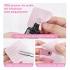 Banna Kit Belleza Profesional: 200 Microbrush, 100 Cepillos Pestañas, 100