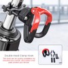 Universal Wheelchair Clamp Hook, Double-Head Mobility Walker Hanging Holder Clamp