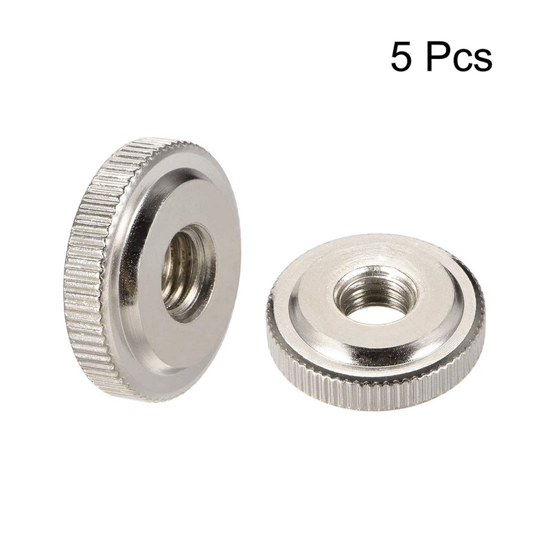 sourcing map Round Knurled Thumb Nuts Conector Lock Adjusting nuts,
