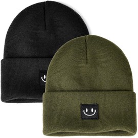 FURTALK Beanie Hats for Women Knit Cuffed Winter Hats Soft Warm Cute Ski Skull Caps