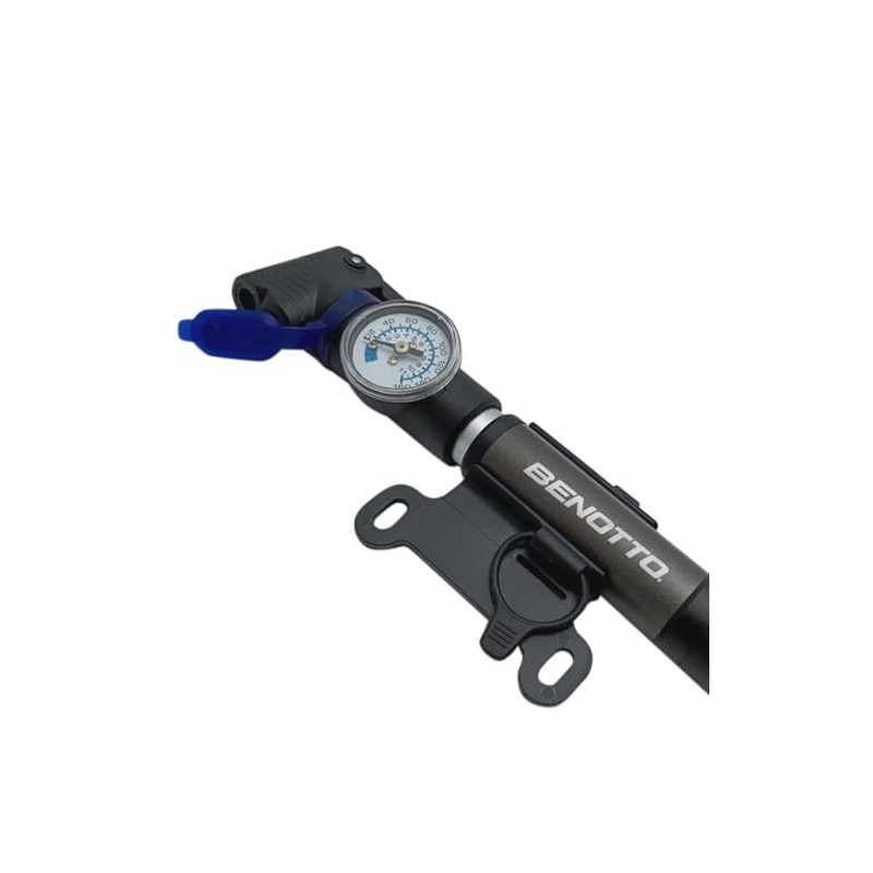 Benotto Bomba M25B-01 Mini Aluminio Mango Retractil V.A/V.F 5 Bar/60