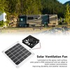 10W Solar Powered Exhaust Fan 5V Waterproof Portable Monocrystalline Silicon