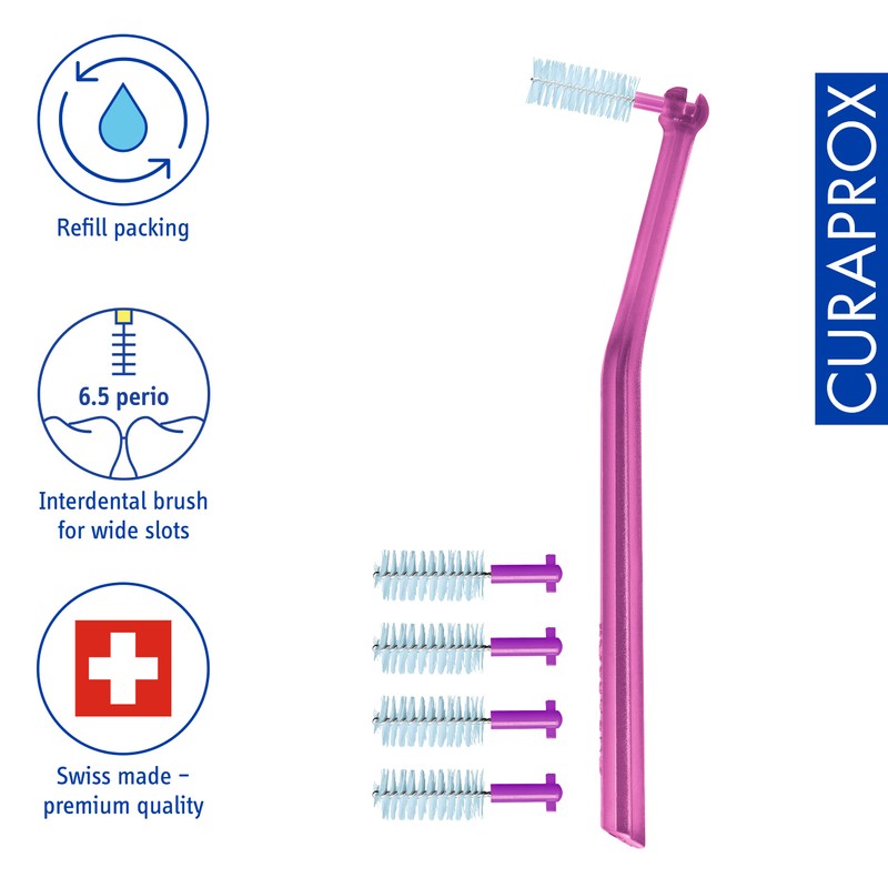 Curaden CPS 406 Perio Plus Interdental Brush with Replacement Heads