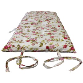 Danfuton Queen Floor Rolling Futon Mattresses, Cotton Shikifuton Beds 3x60x80 Rose White