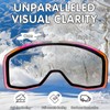 Ski Snowboard Goggles UV Protection Anti-Fog OTG Snow Skiing Glasses