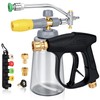 Foam Cannon for Pressure Washer Gun with Dual Connector Accessory