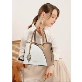 SiMYEER Purses and Handbags Top Handle Satchel Shoulder Bags Messenger Tote Bag for Ladies, 1-1-khaki